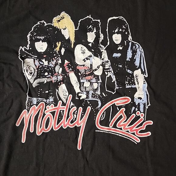 Motley Crue Black T Mens Size M 2020 - Picture 2 of 4